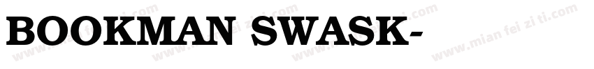 BOOKMAN SWASK字体转换